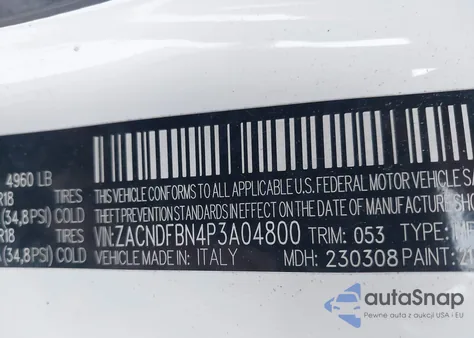 2023 Dodge Hornet Gt Plus Awd из США, поврежденный, VIN ZACNDFBN4P3A04800